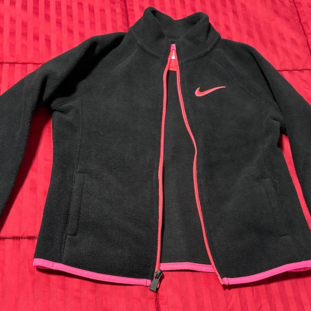 EUC Girls Nike Zip Up Fleece 6X